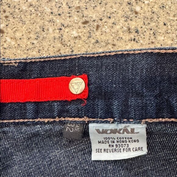 VOKAL By Nelly Y2K Baggy Hip Hop Denim Patchwork Jorts - Picture 6 of 13